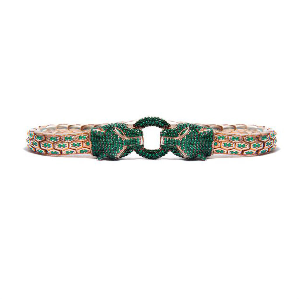 Brazalete Pantera Esmeralda