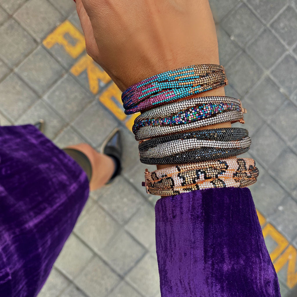 Brazalete marea violetas