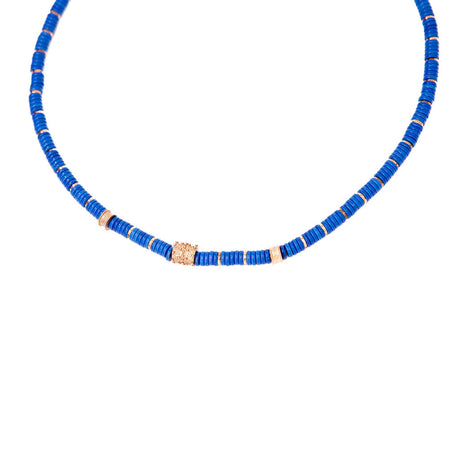 Collar Nefertiti Azul