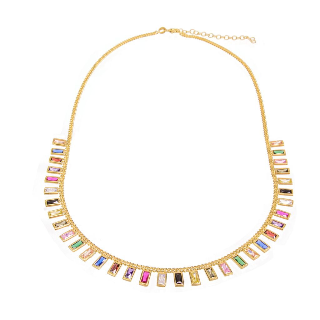 Collar Domino Arcoiris