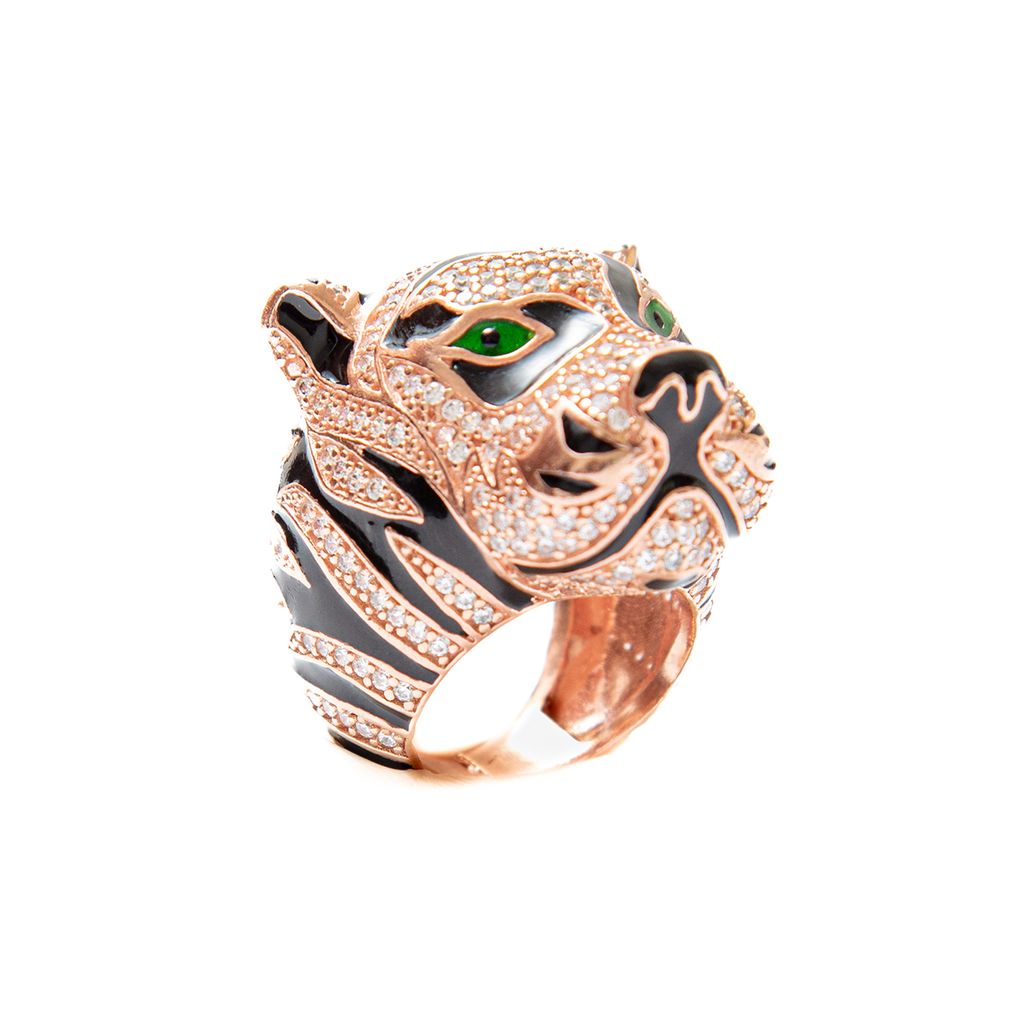 Anillo Tigre de Bengala Negro