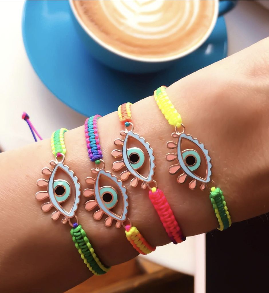 Pulsera Ojo neon enemal