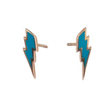 Aretes Relámpago neón