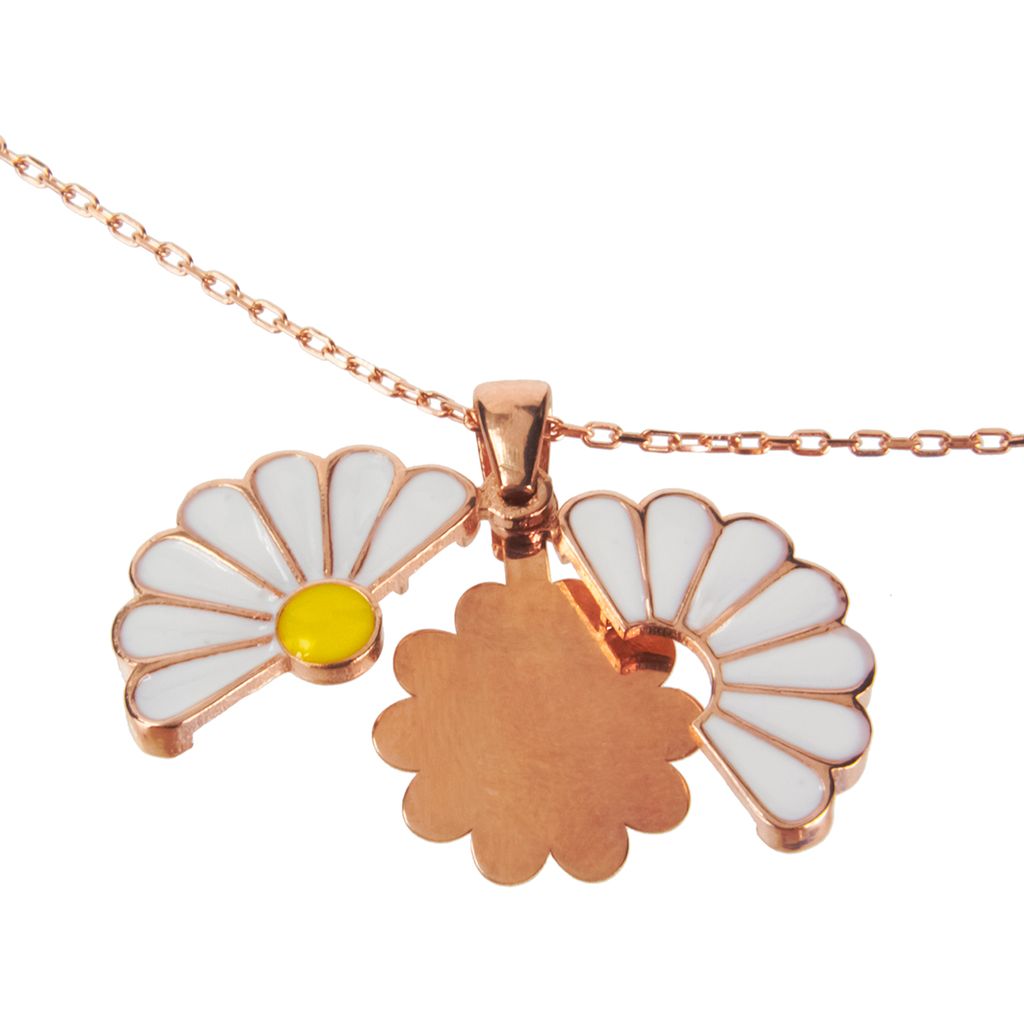 Collar Daisy Oro rosa