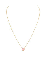 Collar Corazón caramelo